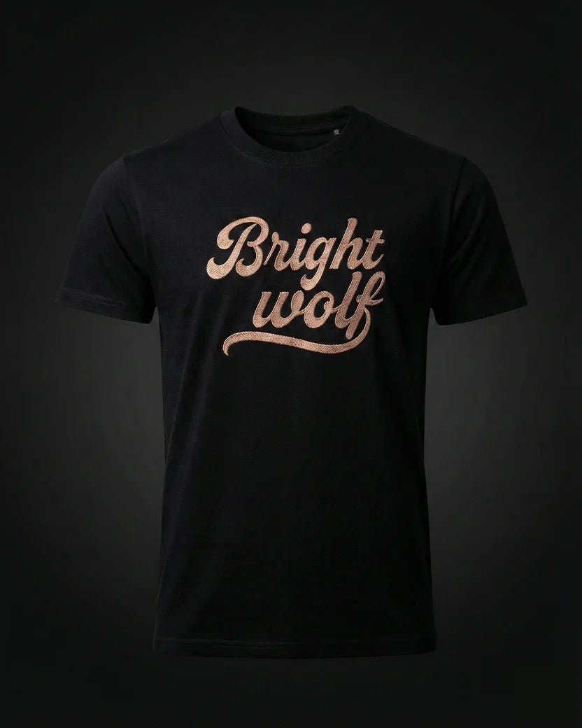 Black Embroidery Small Tshirt