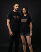 Black Embroidery Capital Tshirt