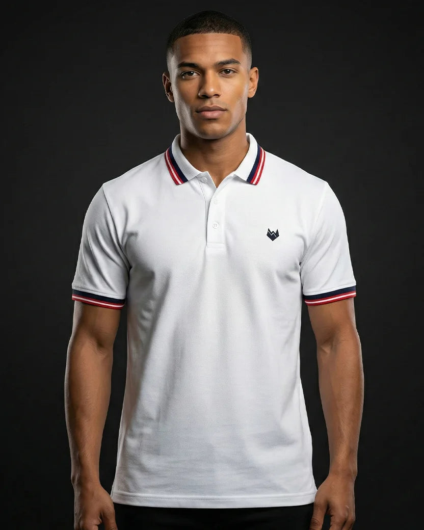 White Polo T-Shirt
