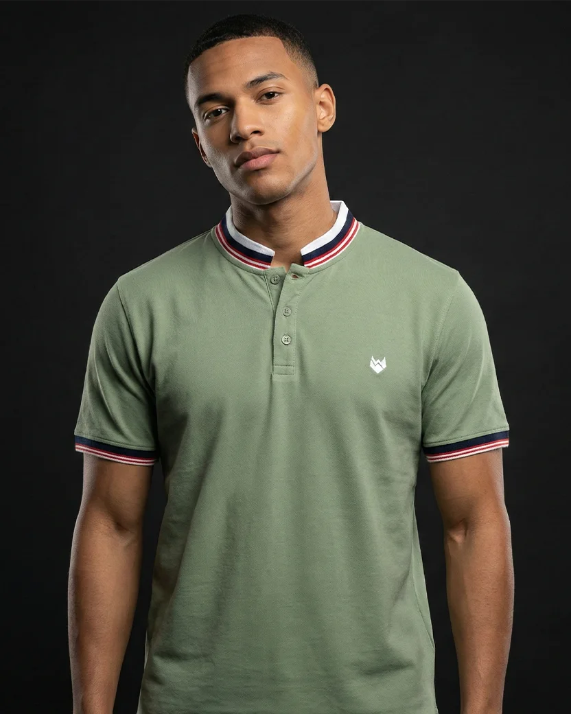 Pista Green Polo T-Shirt