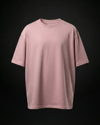 Pink Plain Oversized Tshirt