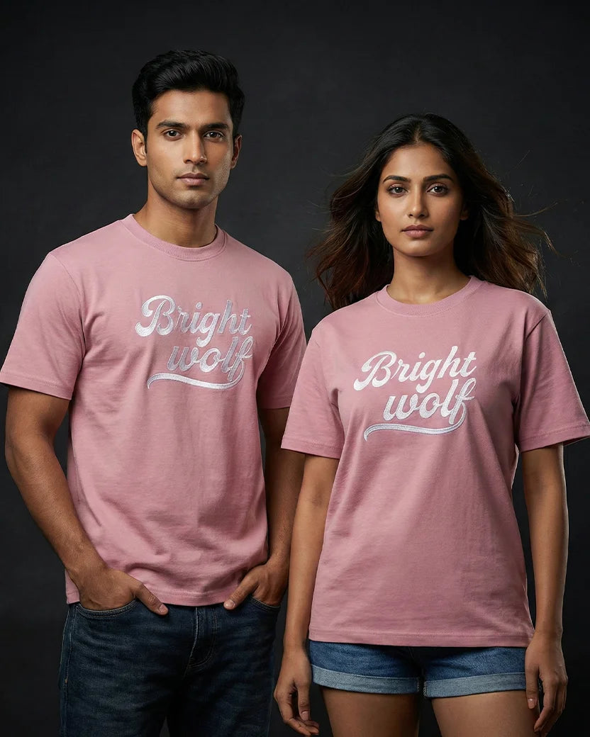 Pink Embroidery Small Tshirt