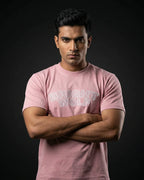 Pink Embroidery Capital Tshirt