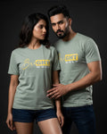 Sea Green DTF type Yellow Tshirt