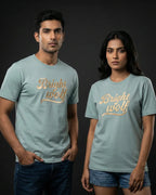 Sea Green Embroidery Small Tshirt