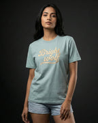Sea Green Embroidery Small Tshirt