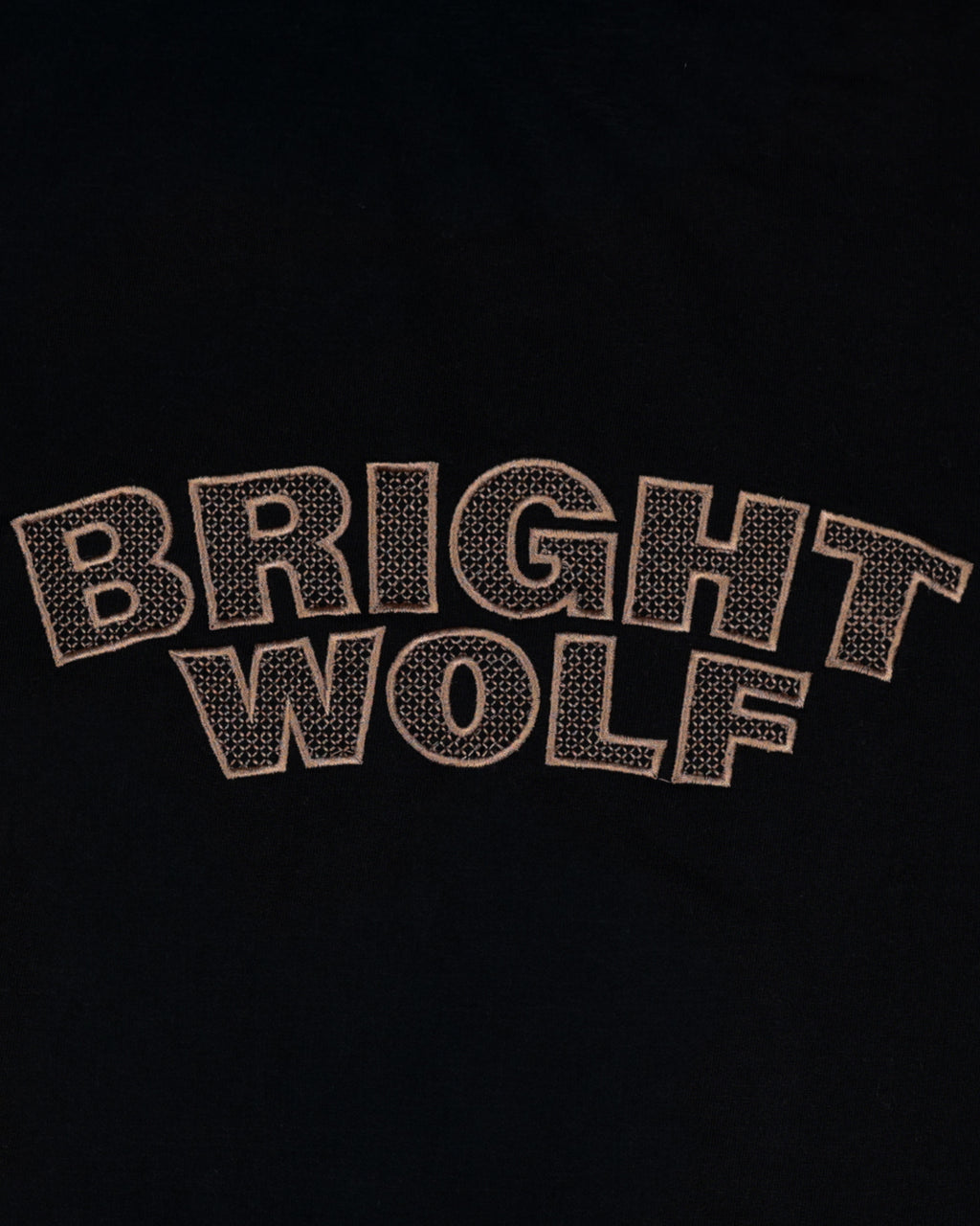 Black Embroidery Capital Tshirt