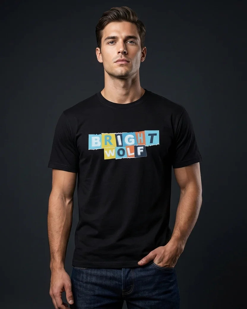 Black DTF type Mix Color Tshirt