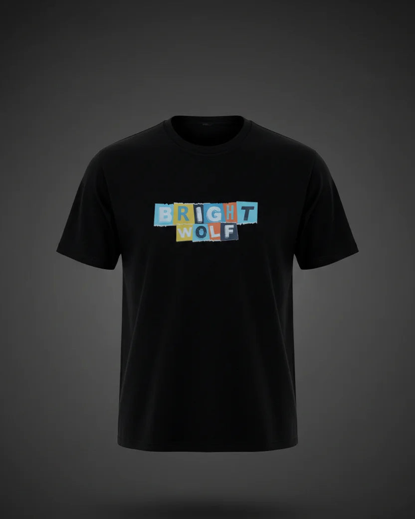 Black DTF type Mix Color Tshirt