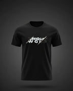 Black DTF type White Tshirt