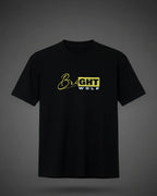 Black DTF type Yellow Tshirt