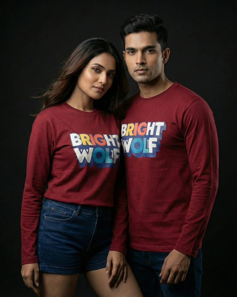 Maroon Full Sleeve DTF WYR Tshirt