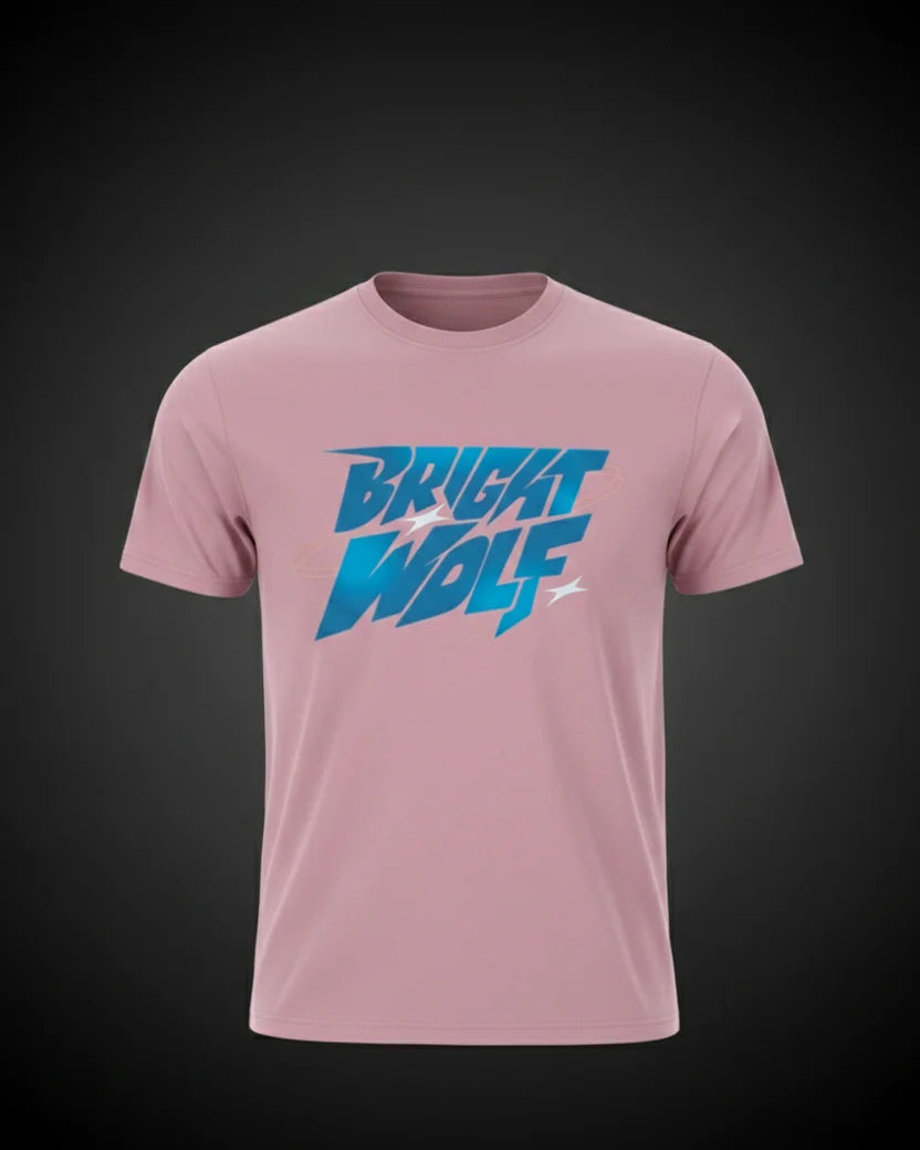 Pink DTF type Blue Tshirt