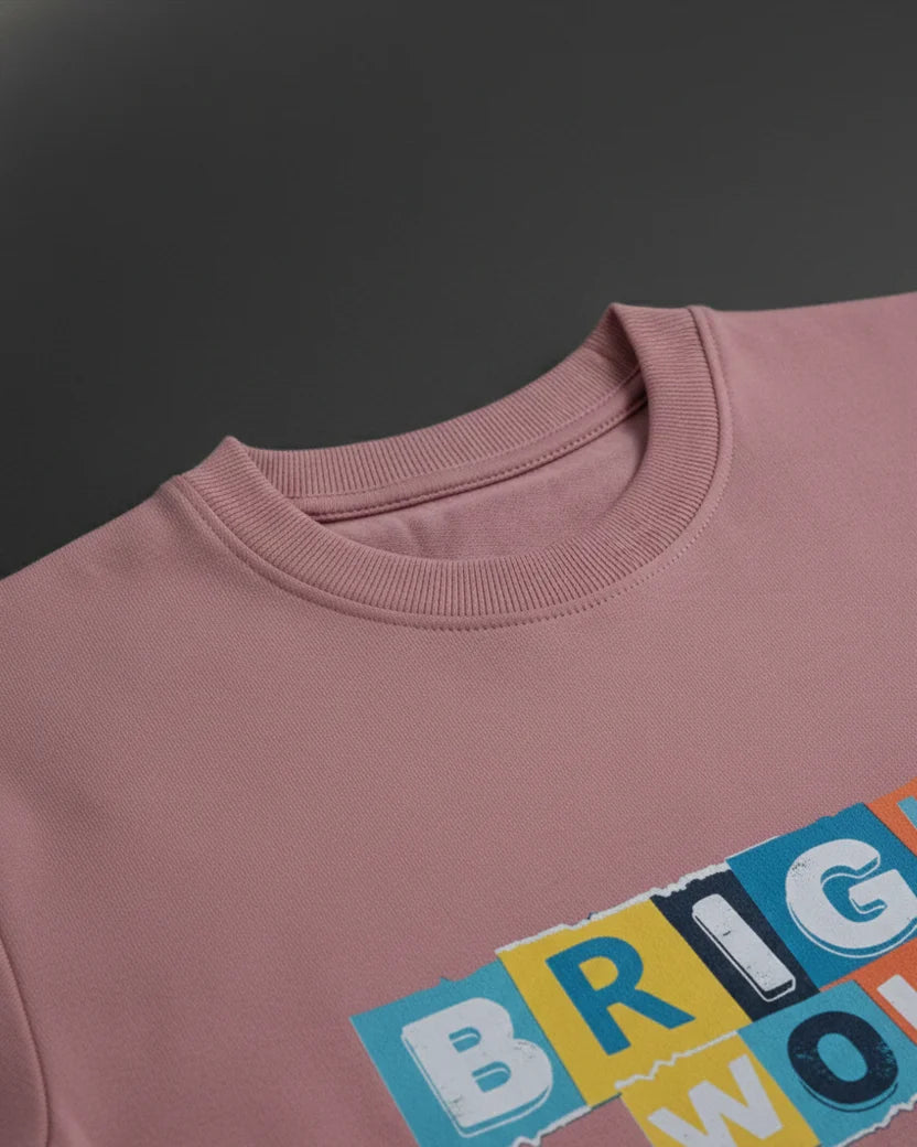 Pink DTF type Mix Color Tshirt