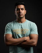 Sea Green Embroidery Capital Tshirt