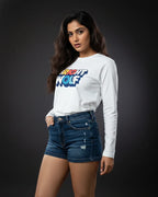 White Full Sleeve DTF WYR Tshirt
