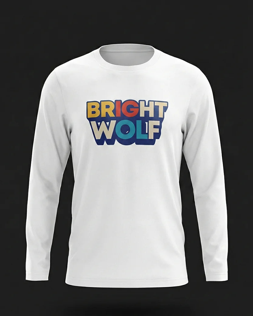 White Full Sleeve DTF WYR Tshirt